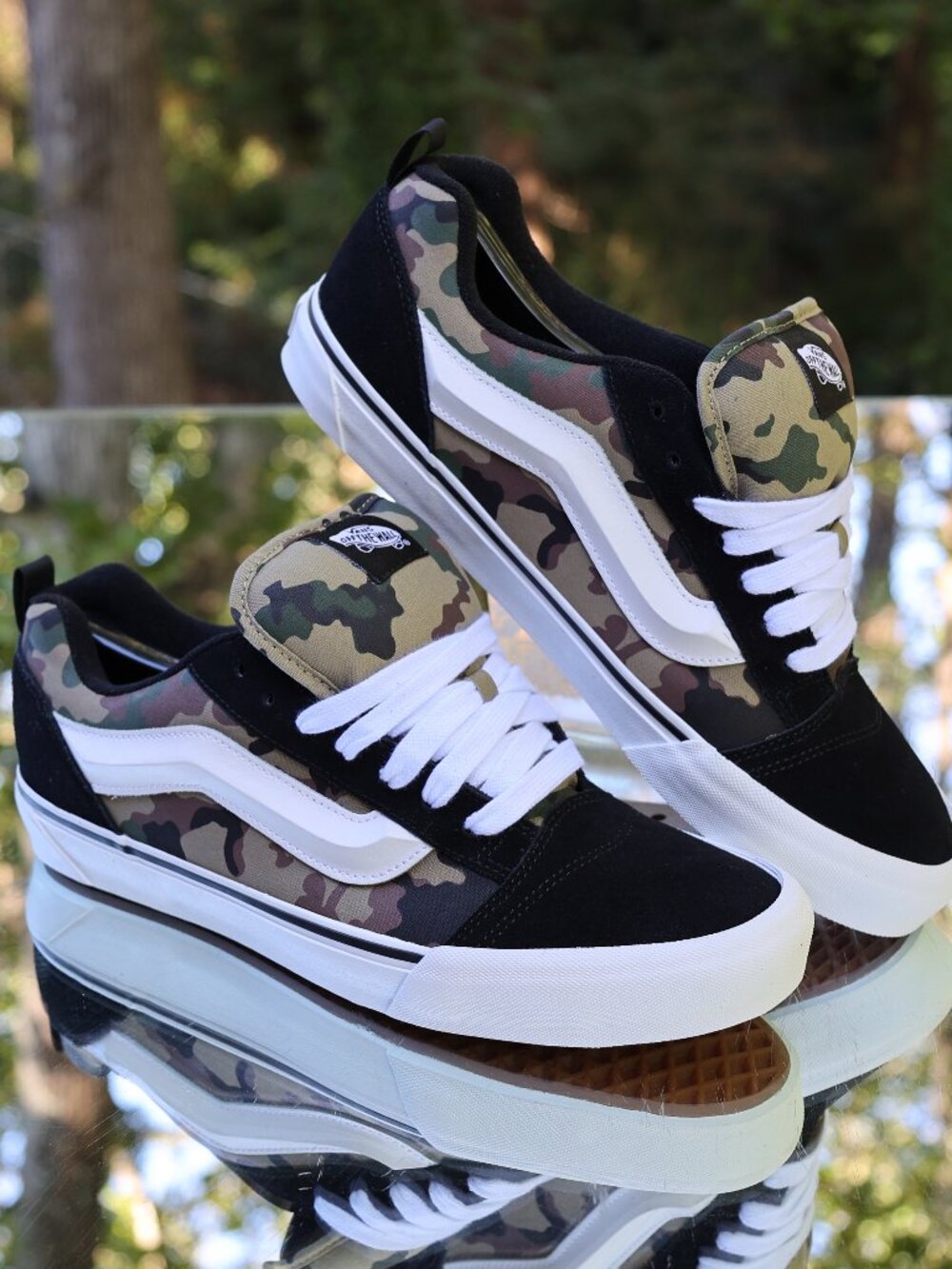 Vans Knu Skool Camo Black Green